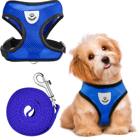 Arnés Con Correa Ultra Ligero Anti-escape Para Gato O Perro Talla L