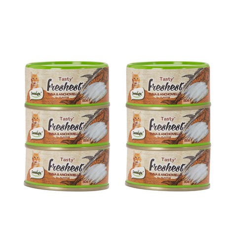 Freshest Para Gatos Pack De 6 Latas Atún Y Anchoa