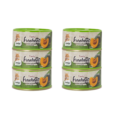 Freshest Para Gatos Pack De 6 Latas Pollo Y Zapallo