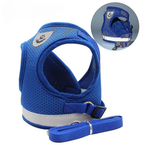 Arnés Con Correa Ultra Ligero Anti-escape Para Gato O Perro Talla L