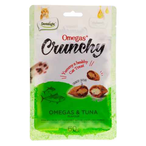 Crunch Snack Para Gatos De Atún Conomega 50gr