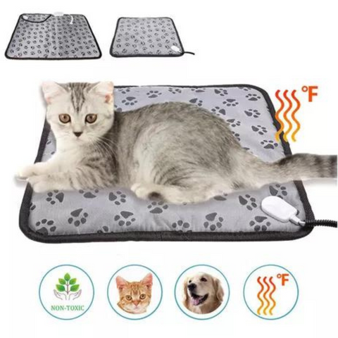 Tapete Para Mascota Perro Gato Calefaccionado Automático 30w 45 x 70 cm