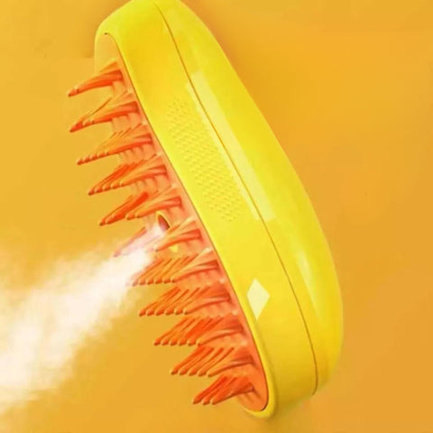 Cepillo De Vapor Para Perros y Gatos 3 En 1, Masaje Para Mascotas