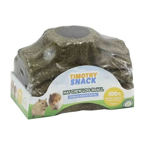 Snack Tronco Timothy Para Conejos Y Roedores 13x8x9