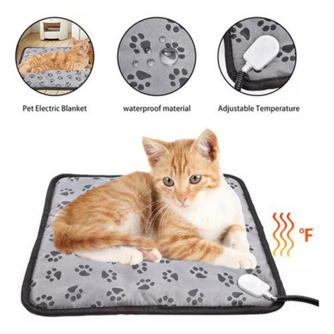 Tapete Para Mascota Perro Gato Calefaccionado Automático 30w 70 x 45 cm
