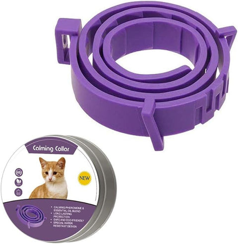 Collar Calmante para Gatos Ajustable Calma Ansiedad Relajante