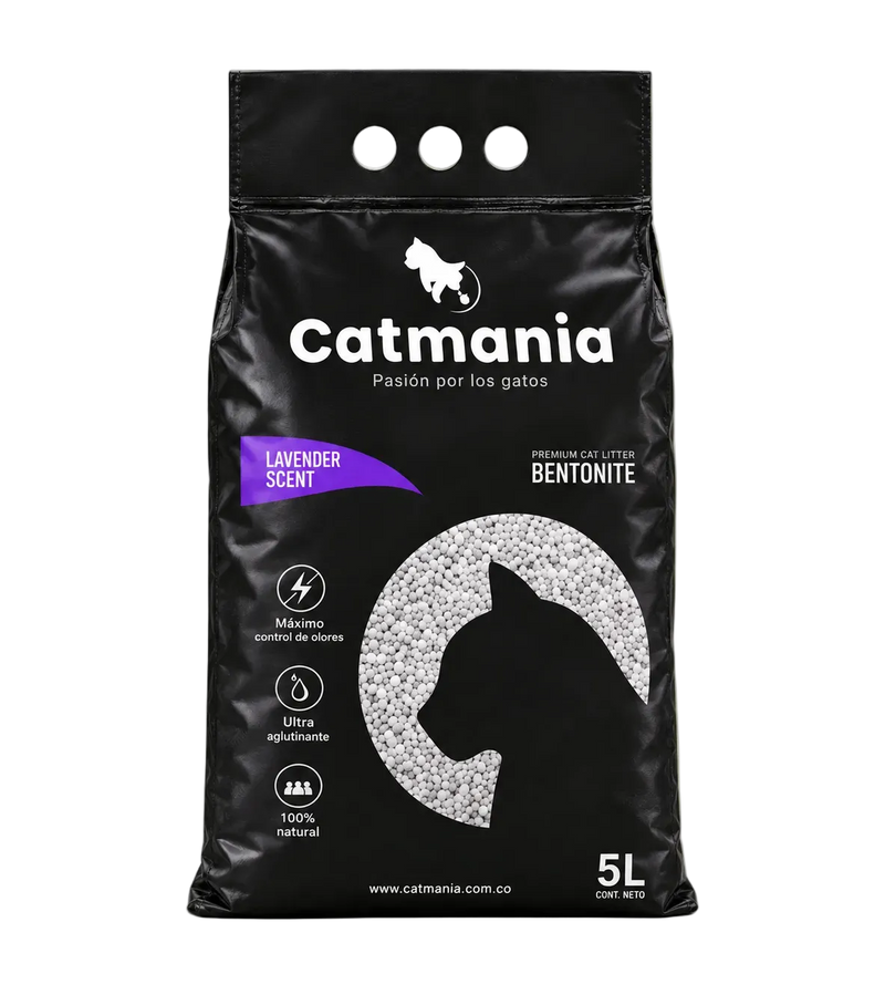 Arena Sanitaria Catmania Lavanda 8.5 kg. SÓLO RETIRO EN TIENDA