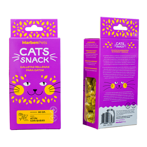 Pack 8 Galletas Catsnack + Catsnack Cremosos