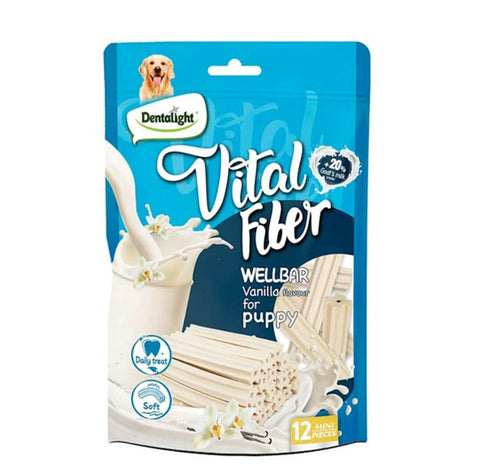 Barrita Snack Dentalight Vital Fiber Para Perros