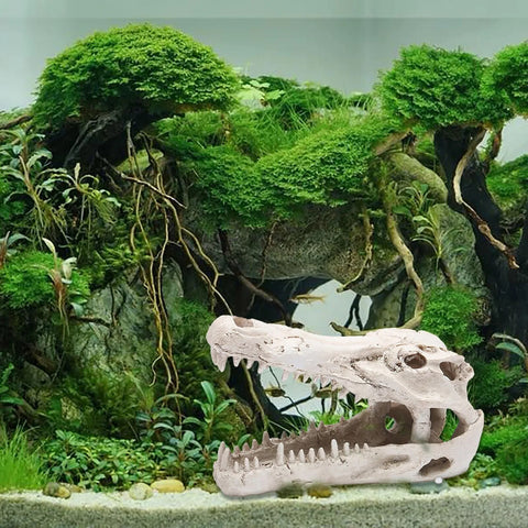 Adorno Para Acuario Diseño De Cráneo Animal