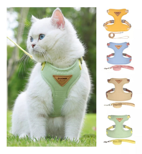 Arnés Con Correa Para Perros Y Gatos Talla L