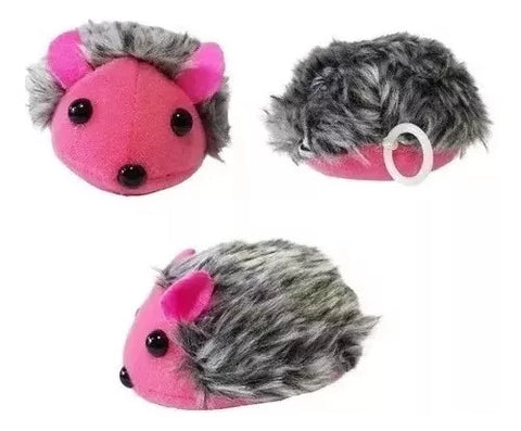 Juguete Ratón Lanudo Con Vibración Para Gatos
