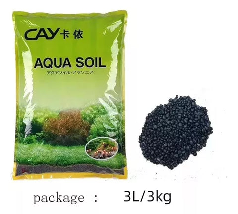 Sustrato Nutritivo Para Acuario Plantado Cay En Gránulos 3l