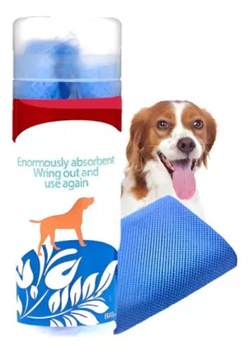 Toalla Super Absorbente Bioline Mascotas Perros Y Gatos