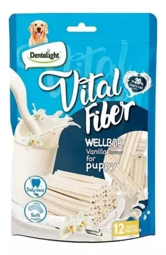 Pack 8 Snack mix Vital Fiber Barritas Y Cepillos De Perro