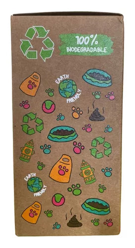 Biobolsas Compostable Excremento De Mascota 16 Rollos