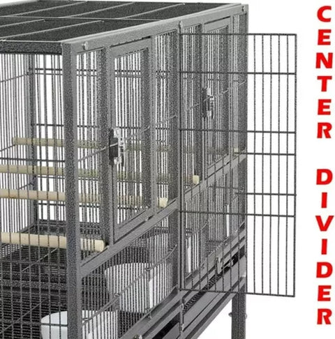 Jaula Triple 3 Niveles 6 Compartimientos Para Aves