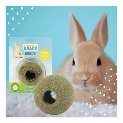 Snack Bola Para Lanzar Timothy Para Conejos Y Roedores
