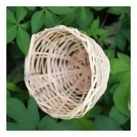Nido para aves - 11x11x5 cm - Bambú