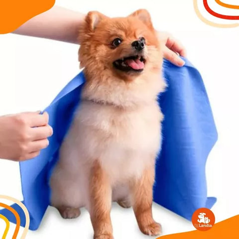 Toalla Super Absorbente Bioline Mascotas Perros Y Gatos