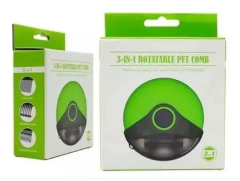 Cepillo Multifuncional 3 En 1 Para Mascotas, Perros Y Gatos