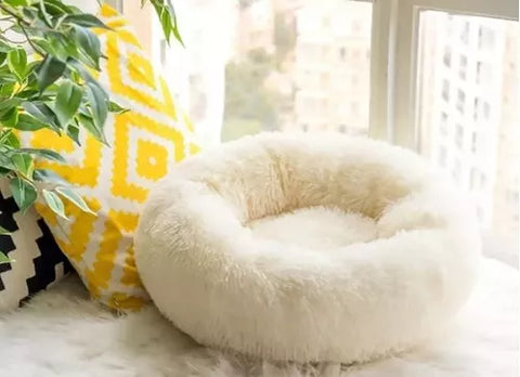 Cama Para Mascota Perro O Gato De Felpa 40 Cm