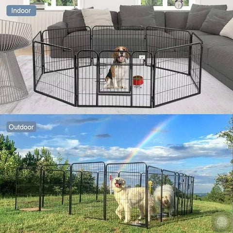 Corral Plegable Para Mascotas Perros