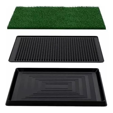Baño Portátil Con Cesped Para Perros Grande Xl 51x76cm