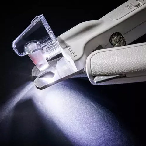 Corta Uñas Con Luz Led Y Lima Para Mascotas