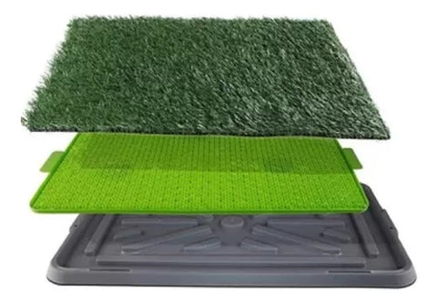 Baño Portátil Cesped Perros Potty 68x44cm Eco Mascota