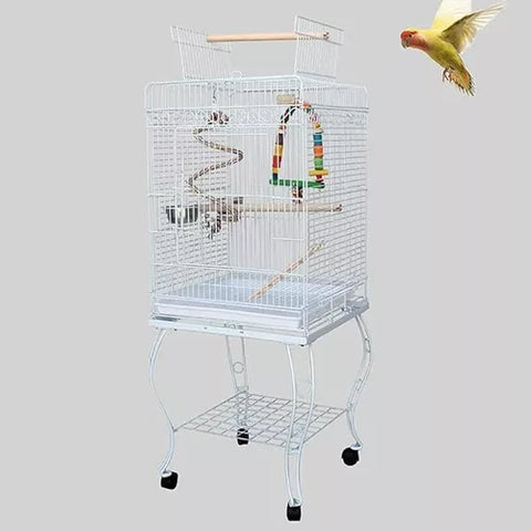 Jaula Para Loros Con Ruedas, Diseño Elegante 1,4 Metros