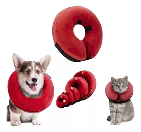 Collar Isabelino Inflable Xl Para Perro, Gato