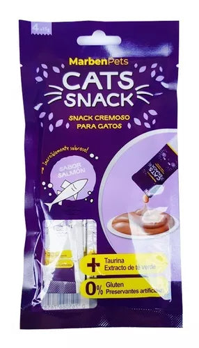 Cats Snack Tubito Cremoso Salmón