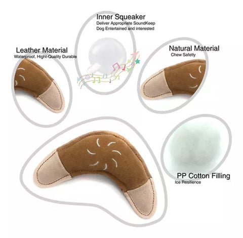 Juguete Para Morder En Forma De Boomerang