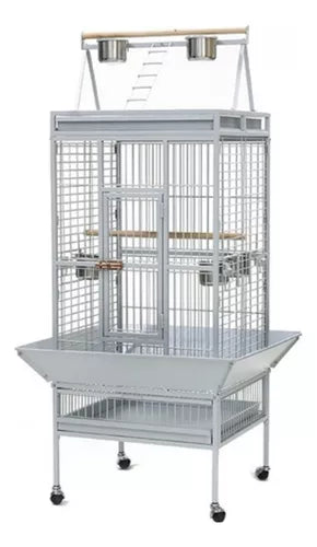 Jaula Grande Para Loros Premium 102x80x172 Cm