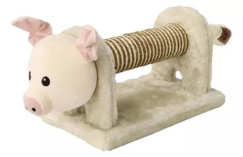 Rascador Para Gatos Diseño De Cerdito Petlandiachile