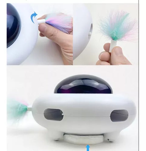 Juguete Electrónico Ufo Para Gatos