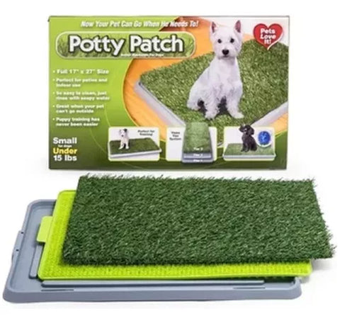 Baño Portátil Cesped Perros Potty 68x44cm Eco Mascota