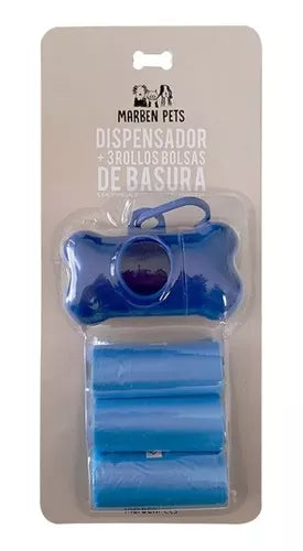 Dispensador De Bolsas De Basura + Rollos Para Fecas De Perro
