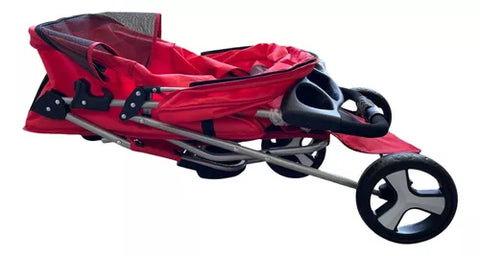 Coche Para Mascota 3 Ruedas, Ligero, Plegable, Ventilado