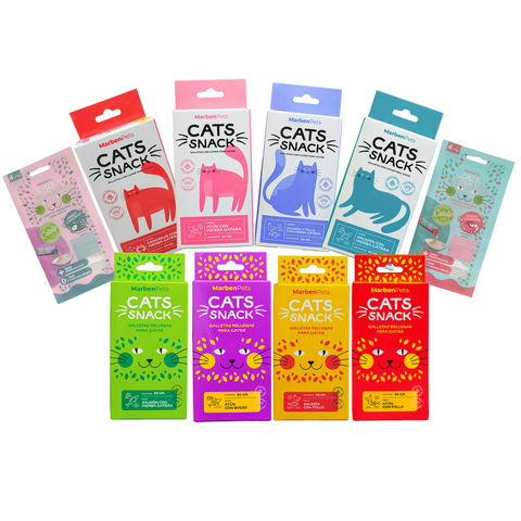 Pack 8 Galletas Catsnack + Catsnack Cremosos