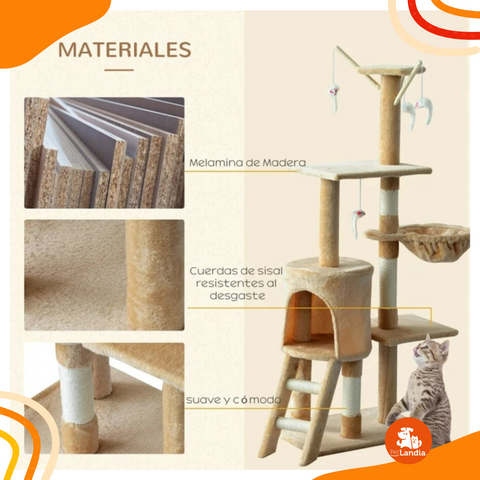 RASCADOR TORRE 4 PISOS (50*35*138 cm)