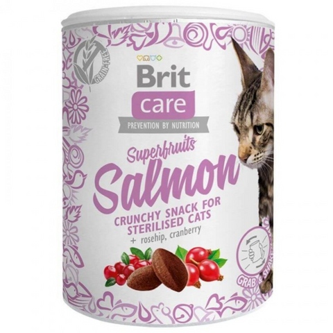 Brit Care Cat Snack Superfruits Salmon 100 G