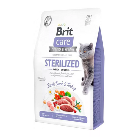Brit Care Cat Grain-Free Sterilized Weight Control 7 Kg