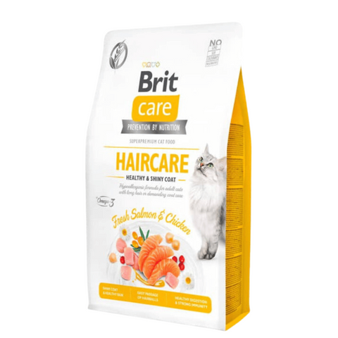 Brit Care Cat Grain-Free Haircare Healthy & Shiny Coat 2 Kg
