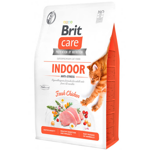 Brit Care Cat Grain-Free Indoor Anti-Stress 2 Kg