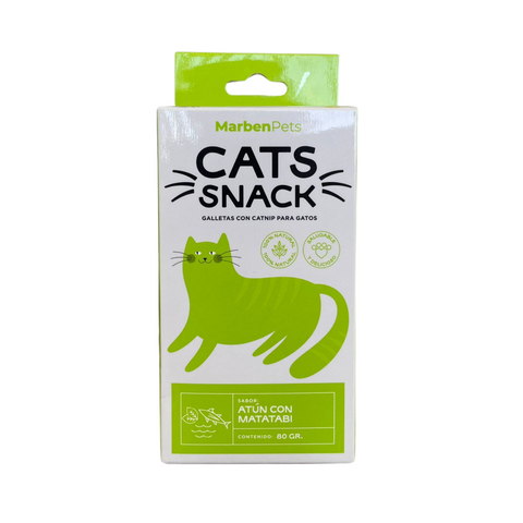 Nueva Galleta Cats Snack Catnip Atún con Matatabi 80gr