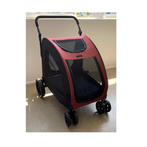 Coche Para Mascotas De 4 Ruedas ROJO