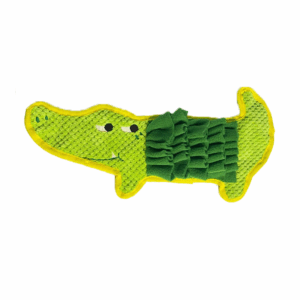 Alfombra Olfativa para Perros Cocodrilo | Juguete Interactivo Antiestrés
