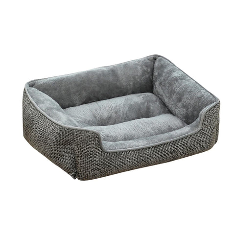 Cama Rectangular Chenille para Perros y Gatos